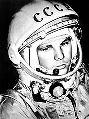 Joeri Gagarin de 1ste mens in de ruilmte